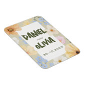 Waterverf Bloemenillustratie Huwelijk Magneet (Rechterzijde)