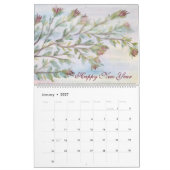 Waterverf Bloemenkalender Kalender (Jan 2027)