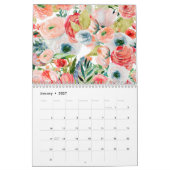 Waterverf Bloemenkalender Kalender (Jan 2027)