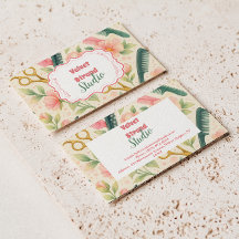 Waterverf Bloemenkapsalon Zakelijk