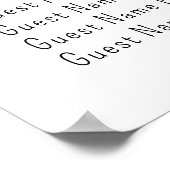 Waterverf bloemenkar - Zitting Grafiek Foam Board Poster (Hoek)