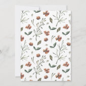 waterverf bloemenkrans sierbloemen kaart (Achterkant)