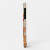 Waterverf Bloemenkroon Vos Aangepaste Naam Case-Mate iPhone Case (Achterkant/links)