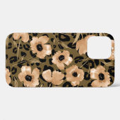 Waterverf bloemenluipaard: eindeloos patroon Case-Mate iPhone case (Achterkant (horizontaal))