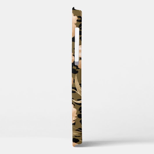 Waterverf bloemenluipaard: eindeloos patroon Case-Mate iPhone case (Achterkant / Links)