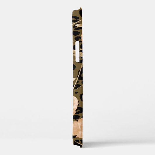 Waterverf bloemenluipaard: eindeloos patroon Case-Mate iPhone case (Achterkant / Rechts)