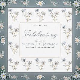 Waterverf Bloemenpatroonviering van het leven Kaart