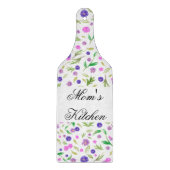 Waterverf Bloemenplank – Aangepast verjaardagscade Snijplank (Voorkant)