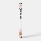 Waterverf bloemenrand iPhone hoesje (Linkerkant)
