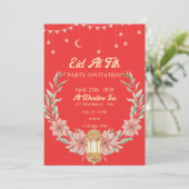 Waterverf bloemenrode achtergrond kaart (Staand voorkant)