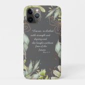 Waterverf bloemenschrift, Case-Mate iPhone case (Achterkant)