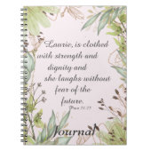 Waterverf bloemenschrift, notitieboek (Voorkant)