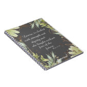 Waterverf bloemenschrift, notitieboek (Rechterzijde)