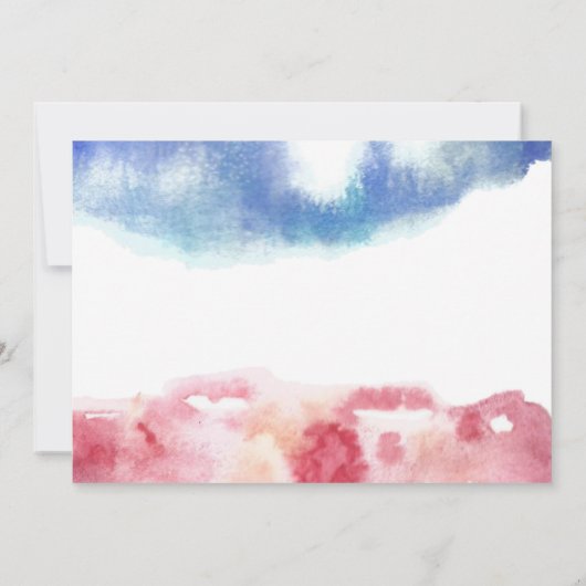 Waterverf bloemenschrift roos goudzoet zestien kaart (Achterkant)