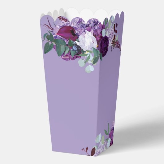 Waterverf bloemenscript bruiloft bedankdoosjes (Achterkant)