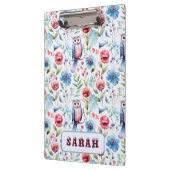 Waterverf Bloemenuil Naadloos Patroon Klembord (Links)