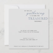 Waterverf Bloemenviering van het leven Foto Kaart (Achterkant)