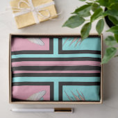 Waterverf Bloemenvogels op Tegel Decoupage Tissuepapier (Geschenk)