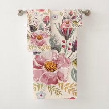 Waterverf Bloemgroen Patroon