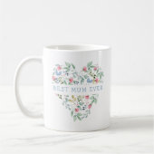 Waterverf Bloemhart Beste Moeder Ooit Koffiemok (Links)