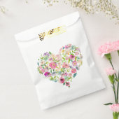 Waterverf Bloemhart Liefde Roze Speciaal Plezier Bedankzakje (Gezegeld)