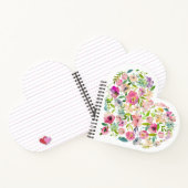 Waterverf Bloemhart Liefde Roze Special Fun Notitieboek (Binnen)