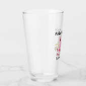 Waterverf Bloemig MOEDER VAN DE BRUID Bruidsfeest Glas (Rechts)