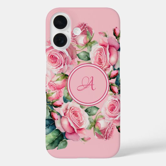 Waterverf Bloemige Blozende Bloemen Case-Mate iPho iPhone Case (Achterkant)