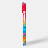 Waterverf Bloemige Hoes voor iPhone (Achterkant / Links)