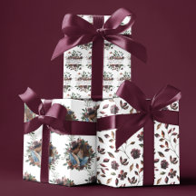 Waterverf Bloemige Huwelijk Inpakpapier Vellen