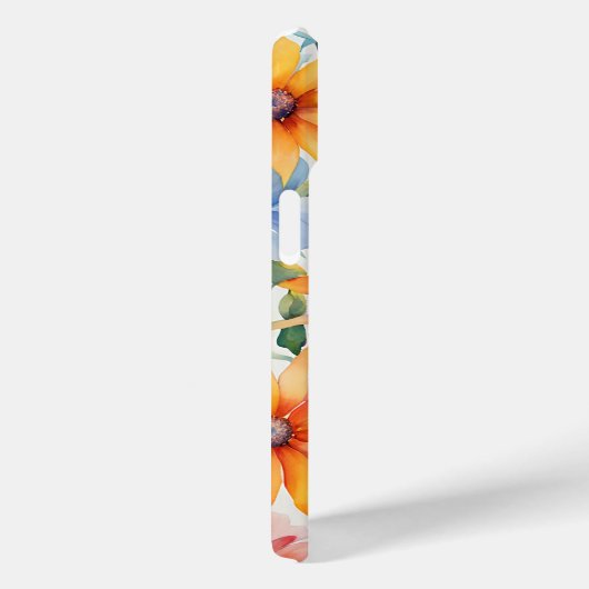 Waterverf bloemige kleurrijke iPhone / iPad case (Achterkant / Rechts)