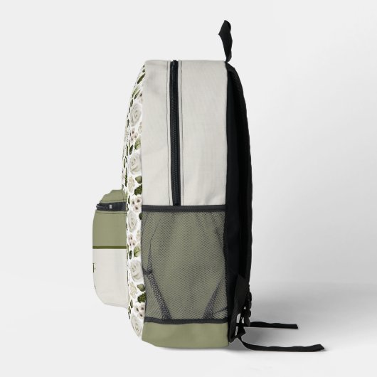 Waterverf Bloemige Moeder van de Bruidegom Rugzak (Rechts)