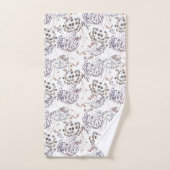 Waterverf Bloemige Monogram Handdoekenset Bad Handdoek (Handdoek)