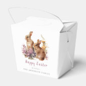 Waterverf Bloemige Pasen Favoriet Dozen Bedankdoosjes (Achterkant)