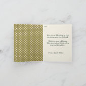 Waterverf Bloemige Thanksgiving Personaliseren Kaart (Binnen)