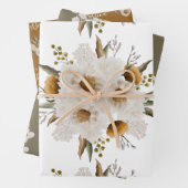 Waterverf Bloemige Verjaardags Inpakpapier Vellen  (In situ)