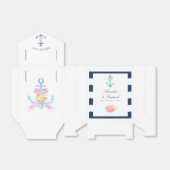 Waterverf Bloemige Zeevaart Trouw Dankjewel Bedankdoosjes (Uitgevouwen)