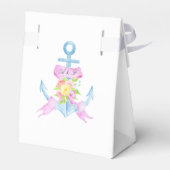 Waterverf Bloemige Zeevaart Trouw Dankjewel Bedankdoosjes (Achterkant)