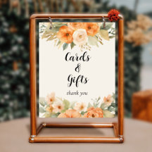 Waterverf Bloemkaarten en Cadeaus Bruiloft Bord