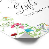 Waterverf Bloemkaarten en Cadeaus Poster (Hoek)