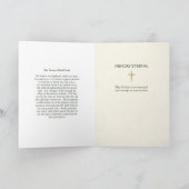 Waterverf bloemkrans orthodoxe sympathie kaart (Binnen)