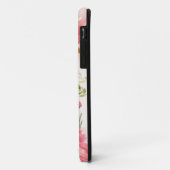 Waterverf bloemmonogram + naam personaliseren Case-Mate iPhone case (Achterkant/links)