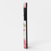 Waterverf bloemmonogram + naam personaliseren Case-Mate iPhone case (Achterkant/links)