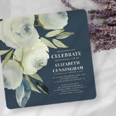 Waterverf bloemmonument kaart