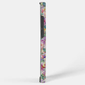 Waterverf bloemmotief, bloemenachtergrond samsung galaxy hoesje (Rechterkant)