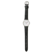 Waterverf Bloemmotief Horloge (Vlak)