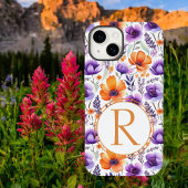 Waterverf Bloemmotief iPhone Hoesje