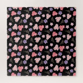 Waterverf Bloemmotief Legpuzzel (Horizontaal)