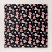 Waterverf Bloemmotief Legpuzzel (Verticaal)
