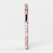 Waterverf Bloemmotief Monogram Case-Mate iPhone Case (Achterkant/rechts)